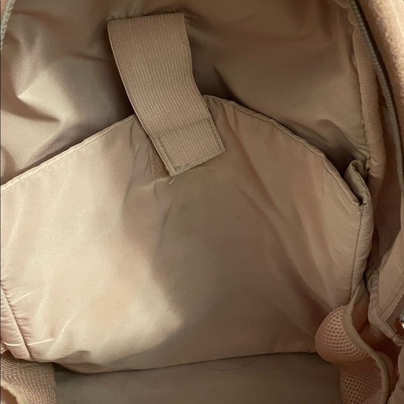 Pink Velour Backpack - Picture 3 of 4